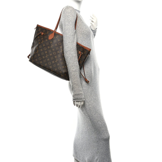 Monogram Calfskin Neo Neverfull Inside Out MM Tan