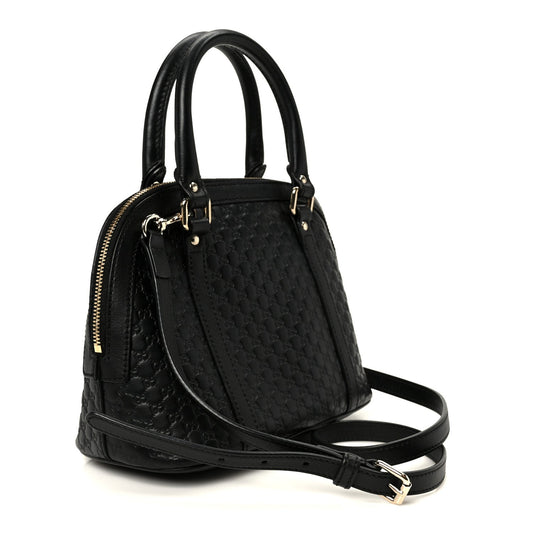 Microguccissima Mini Dome Bag Black
