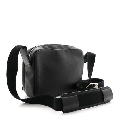 Soft Grained Calfskin XS Military Messenger Bag Black