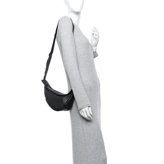 Deerskin Small Slouchy Banana Bag Espresso