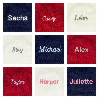 Bashful Viola Bunny with Personalized Red Jumper