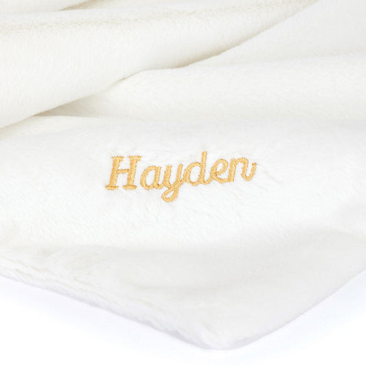 Personalized Bashful Luxe Bunny Luna Blankie