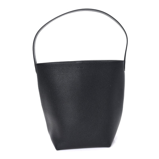 Grained Calfskin Medium N/S Park Tote Black
