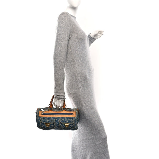 Monogram Denim Neo Speedy Blue