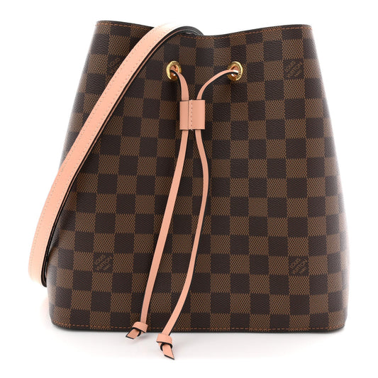 Damier Ebene Neonoe MM Venus Pink