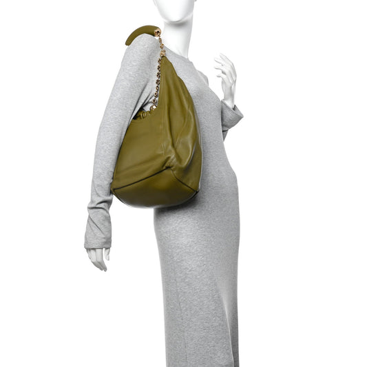 Mellow Nappa Small Squeeze Bag Olive