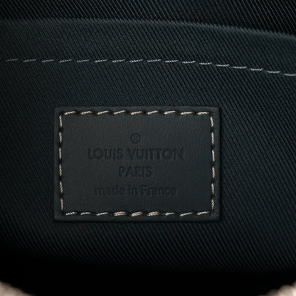 Monogram Washed Denim Keepall Bandouliere 25