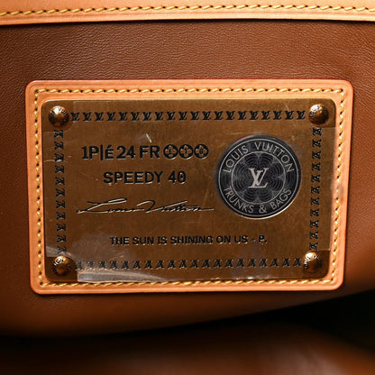 Calfskin Monogram Speedy P9 Bandouliere 40 Green