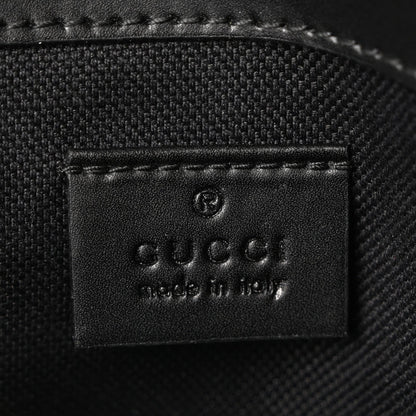 GG Supreme Monogram Web Slim Belt Bag Black Grey