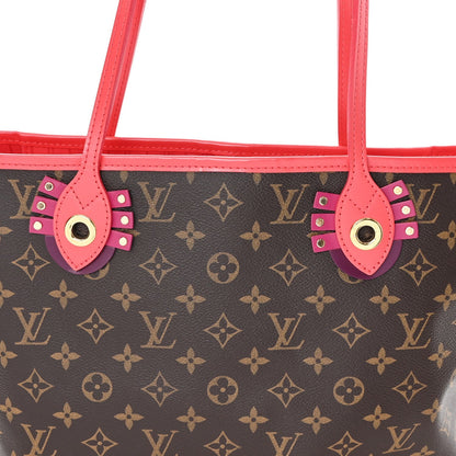 Monogram Totem Neo Neverfull MM Flamingo