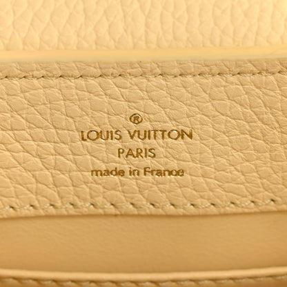 Taurillon Snakeskin Mini Capucines Banane