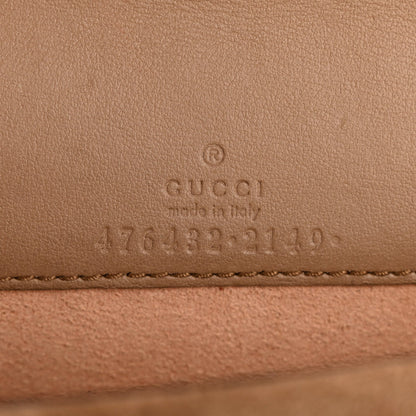 GG Supreme Monogram Super Mini Dionysus Shoulder Bag Taupe
