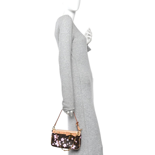 LV X TM Monogram Pochette Accessories Sakura Brown