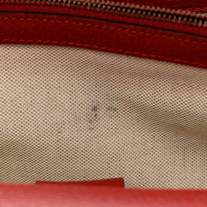 Dollar Calfskin Swarovski Crystal Small Dionysus Shoulder Bag Hibiscus Red