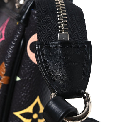 LV X TM Monogram Multicolor Pochette Accessories Black