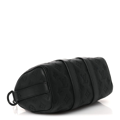 Monogram Taurillon Keepall Bandouliere 25 Black