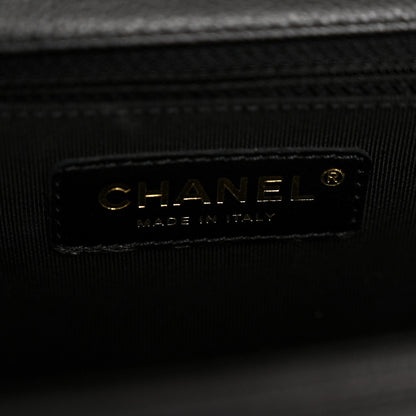 Caviar Quilted New Medium Boy Flap Black