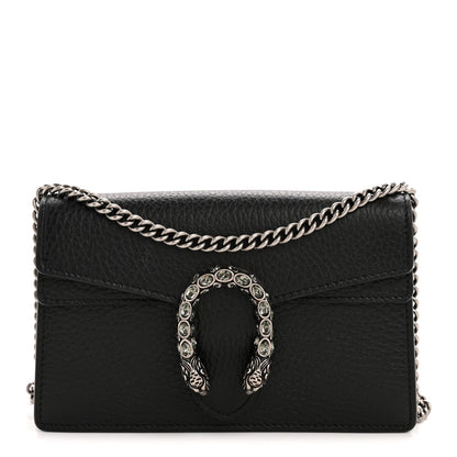 Calfskin Super Mini Dionysus Shoulder Bag Black
