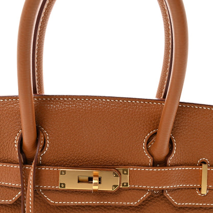 Togo Birkin 30 Gold