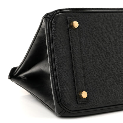 Epsom Birkin 30 Black
