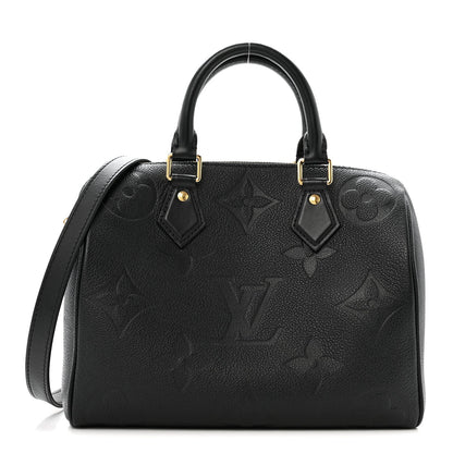 Empreinte Monogram Giant Speedy Bandouliere 25 Black