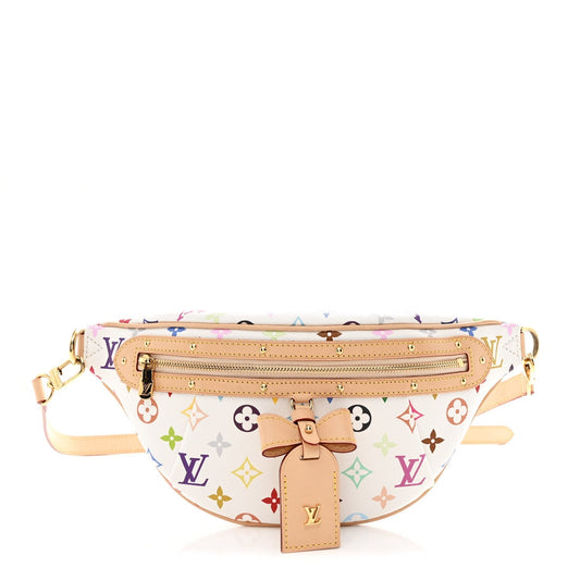 LV X TM Monogram Multicolor High Rise Bumbag White