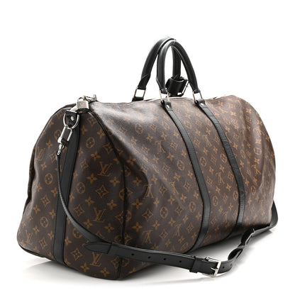 Monogram Macassar Keepall Bandouliere 55