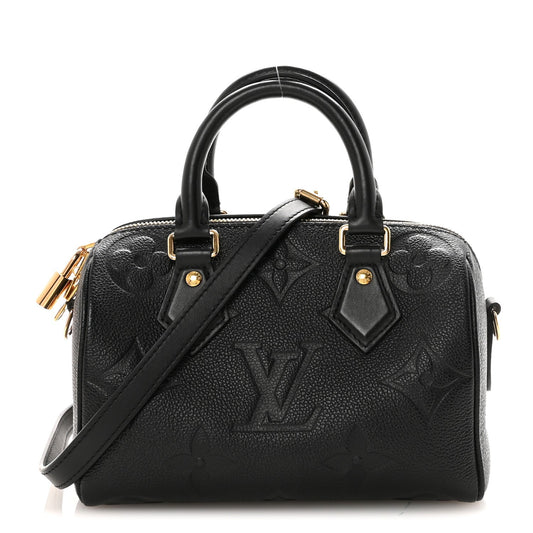 Empreinte Monogram Giant Speedy Bandouliere 20 Black