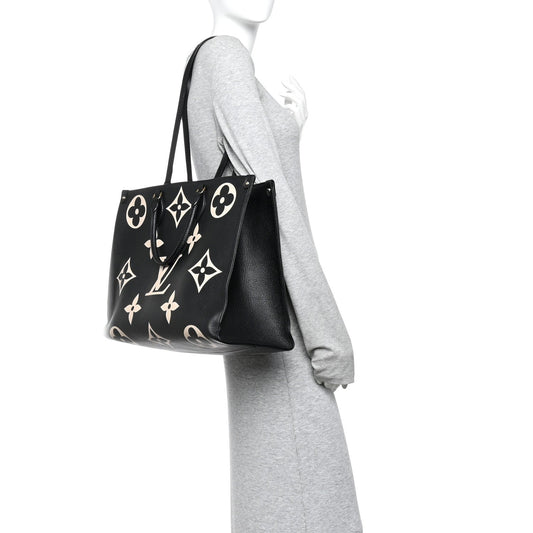 Empreinte Monogram Giant Onthego GM Black Beige