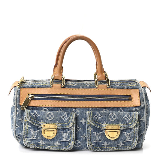 Monogram Denim Neo Speedy Blue