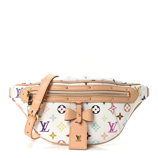 LV X TM Monogram Multicolor High Rise Bumbag White