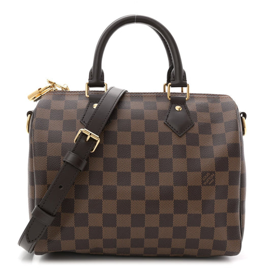 Damier Ebene Speedy Bandouliere 25