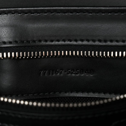 GG Supreme Monogram Appia Calfskin Web Crossbody Bag Black Grey