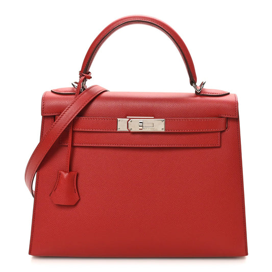 Epsom Kelly Sellier 28 Rouge Casaque