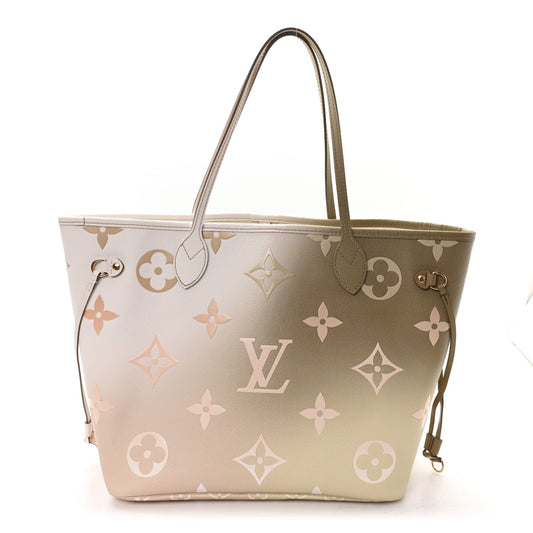 Monogram Giant Spring In The City Neverfull MM Sunset Kaki