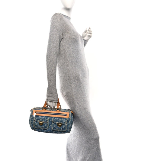 Monogram Denim Neo Speedy Blue