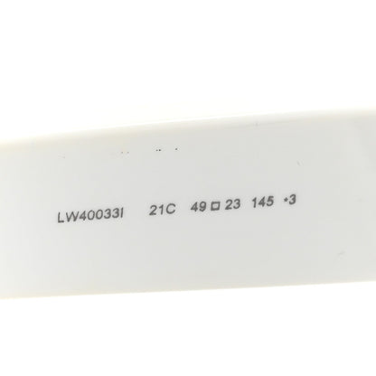 Acetate Sunglasses LW40033I White