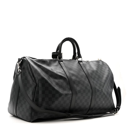 Damier Graphite Keepall Bandouliere 55