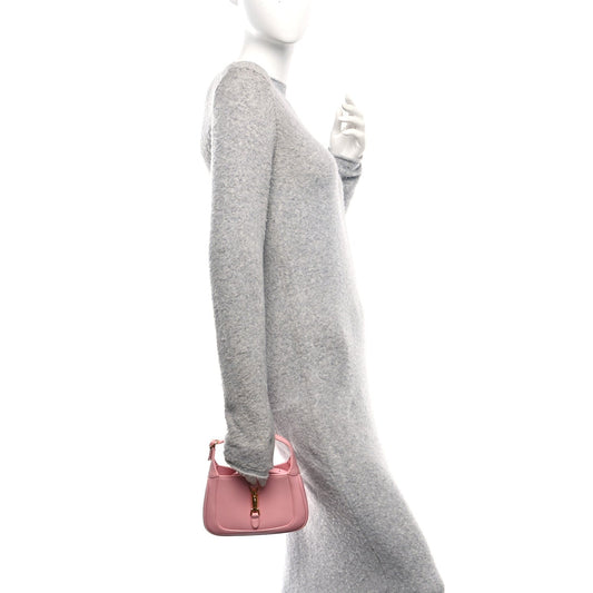 Boarded Dyana Lux Calfskin Mini Jackie 1961 Hobo Wild Rose