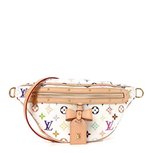 LV X TM Monogram Multicolor High Rise Bumbag White