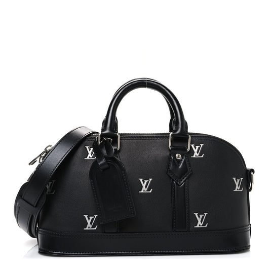 Blason Calfskin Monogram East West Alma Black