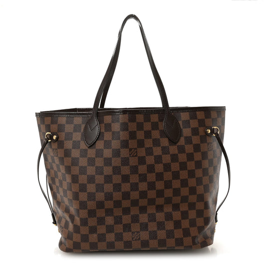 Damier Ebene Neo Neverfull MM Rose Ballerine