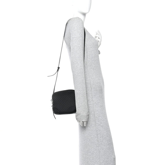 Microguccissima Mini Bree Messenger Bag Black