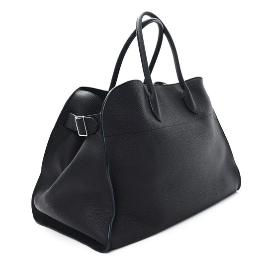 Grained Calfskin Soft Margaux 17 Midnight