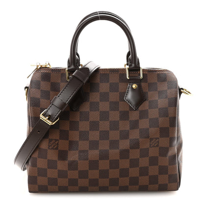 Damier Ebene Speedy Bandouliere 25