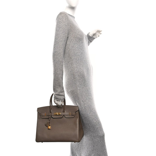 Epsom Birkin 35 Etoupe