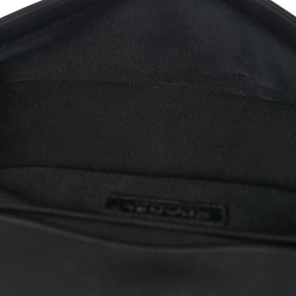 Lambskin Chevron Quilted Medium Boy Flap Black