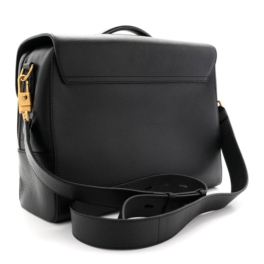 Dollar Calfskin GG Marmont Briefcase Black
