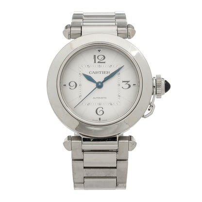 Stainless Steel 35mm Pasha C Automatic Watch Silver