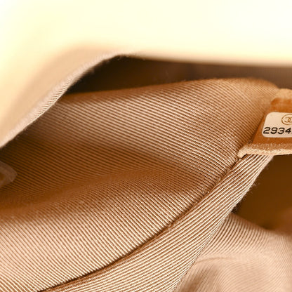 Goatskin Quilted Medium Chanel 19 Flap Dark Beige